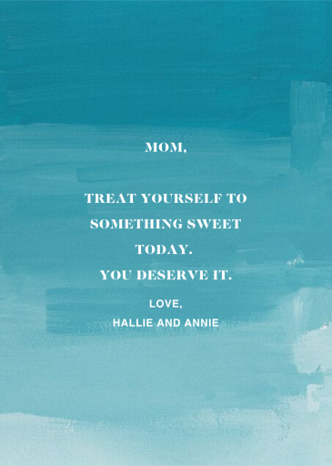 Brilliant Bouquet (Carolyn Gavin) - Mother's Day Card by Red Cap Cards - Back