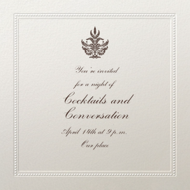 Corinthian Embossed Border - Party Invitation by Paperless Post