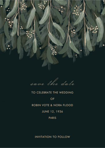 Verdure - Save the Date by Paperless Post