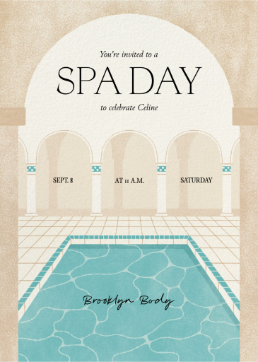 Serenity - Bridal Shower Invitation by Paperless Post