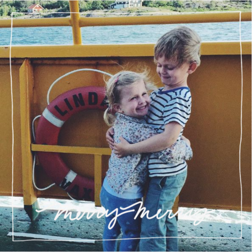 Cursive Holidays - Holiday Card by Linda and Harriett