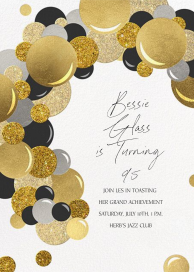 Metallic Balloon Arch - Birthday Invitation by Paperless Post