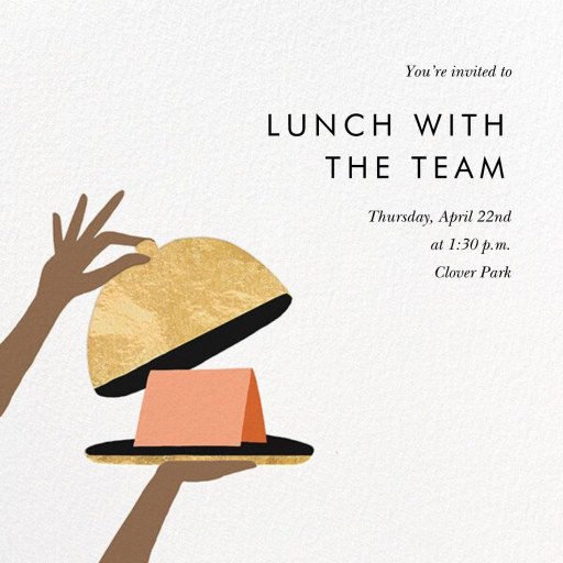 Cloche - Breakfast/Lunch Invitation by Rifle Paper Co.
