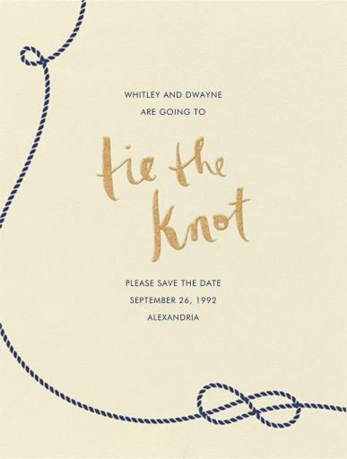 Nautical I (Save the Date) - Invitation by kate spade new york