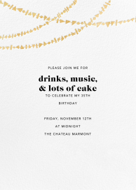 Streamer Shapes (Tall) - Birthday Invitation by Paperless Post