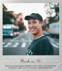 Snapshot Metallic (Single Sided) - Square - Birthday Invitation by Paperless Post