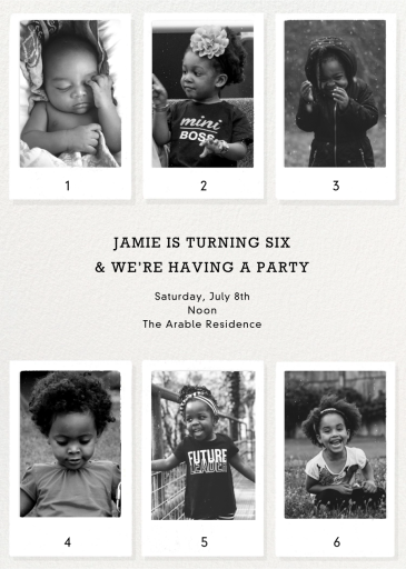 Instant Photos Invitation by Paperless Post