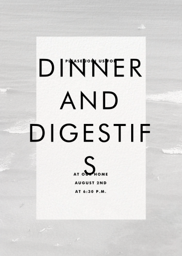 Density - Dinner Party Invitation by Paperless Post
