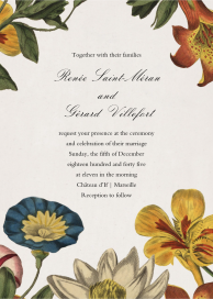 Botanica - Wedding Invitation by John Derian