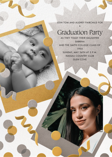 Instant Nostalgia - Graduation Party Invitation by Paperless Post