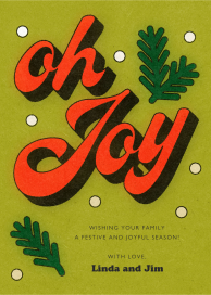Oh Joy Vintage Holiday - Holiday Card by Paperless Post
