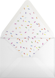 Radiant Birthday Cake - Paperless Post Envelope