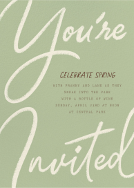 Scribble Script - Party Invitation by Paperless Post