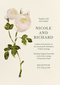 Botanical Bliss - Wedding Invitation by Oscar de la Renta