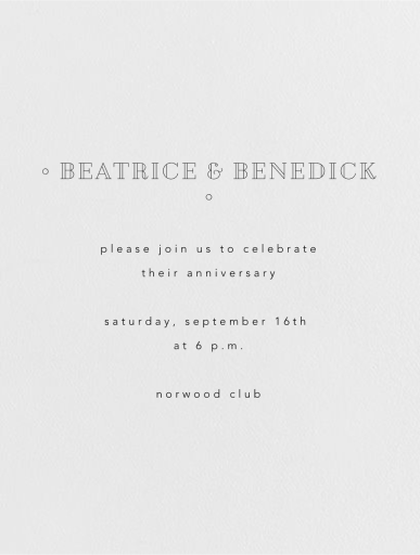 Candace - Anniversary Invitation by Paperless Post