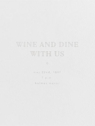 Candace - Dinner Party Invitation by Paperless Post