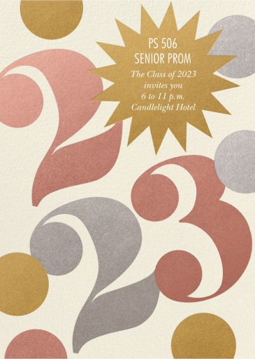 Star Confetti - Invitation by Paperless Post