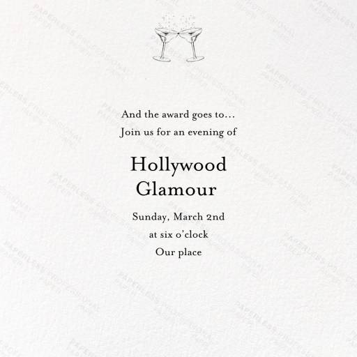 Medium Format Film - Viewing Party Invitation by Paperless Post - Back