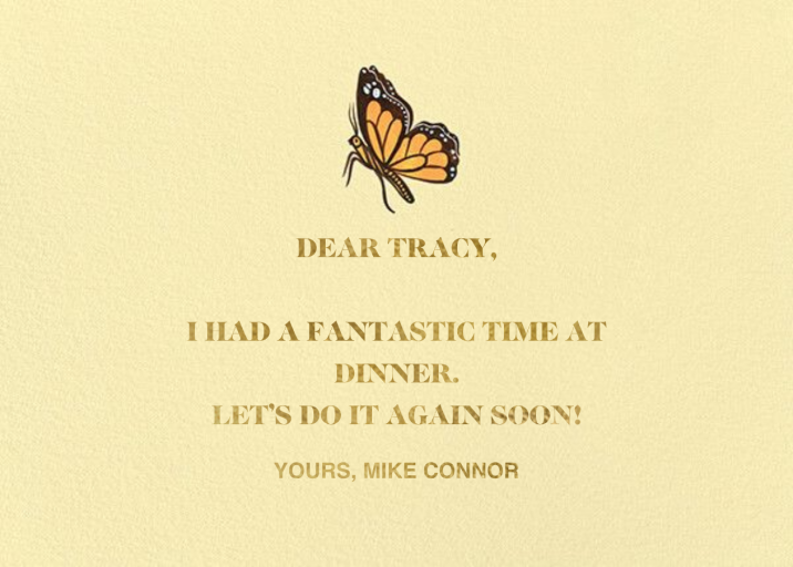 Monarch (Lily Odette) by Red Cap Cards - Back