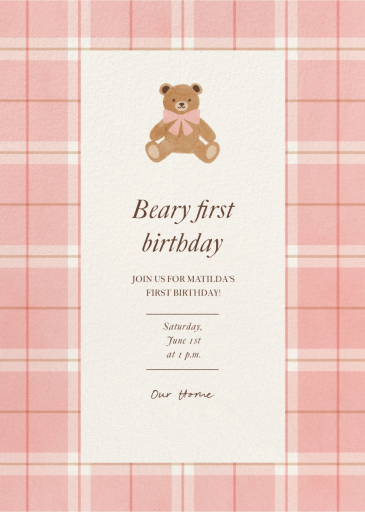 Warm Bear Hugs - Birthday Invitation by Paperless Post
