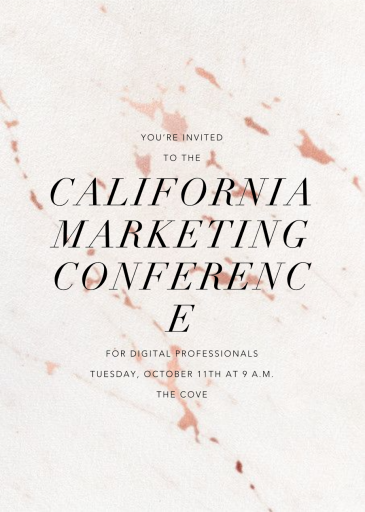 Caracalla - Conference Invitation by Paperless Post