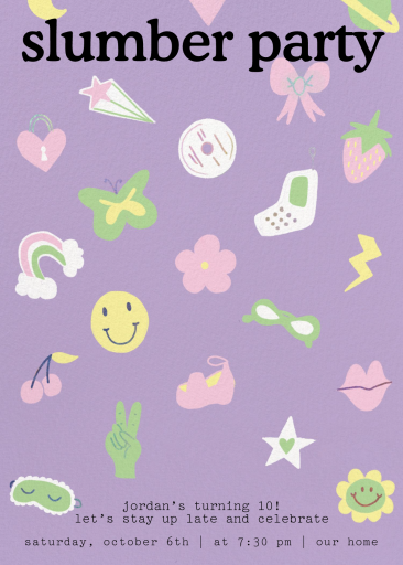 Staying Up - Birthday Invitation by Paperless Post