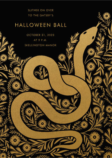 Sidewinder - Halloween Invitation by Hello!Lucky