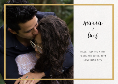 Idylle (Photo Save the Date) by Paperless Post
