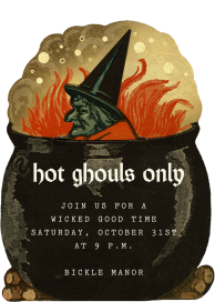 Hot Ghoul’s Club - Party Invitation by John Derian