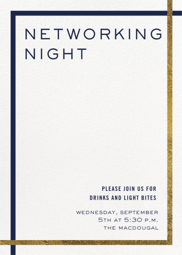Overlapping Corners (Customizable Template) - Networking Event Invitation by Paperless Post