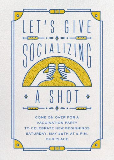 Vaccine Cheers by Paperless Post