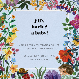 Printemps - Baby Shower Invitation by Nathalie Lété