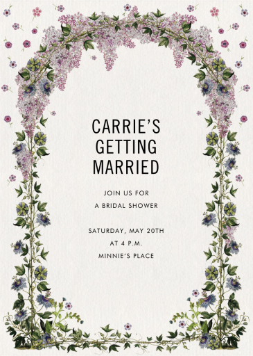 Lilac Arch by Stephanie Fishwick