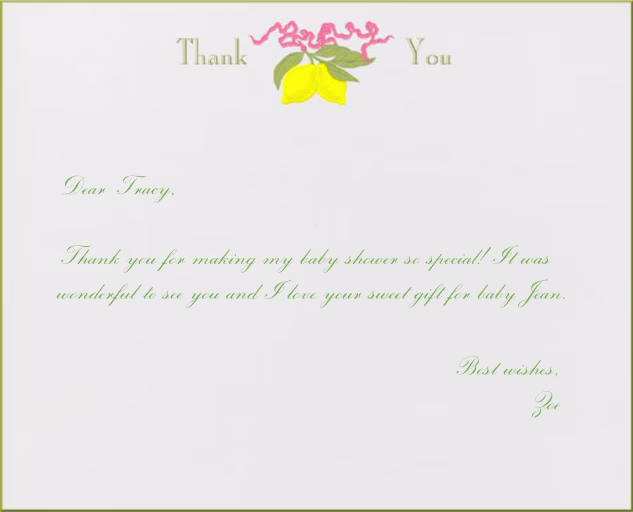 Lemons - Thank You Card by Paperless Post