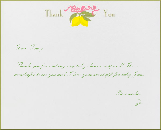 Lemons - Stationery by Paperless Post