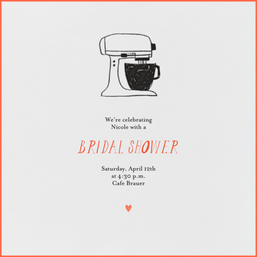 Little Miss Homemaker - Bridal Shower Invitation by mr-boddingtons-studio