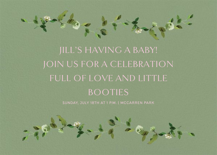 Cadenza - Baby Shower Invitation by Venamour