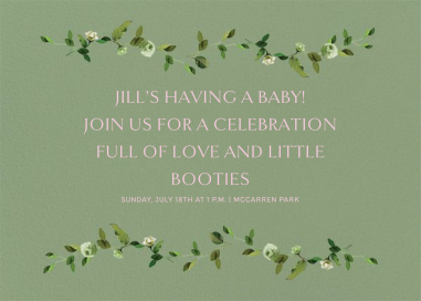 Cadenza - Baby Shower Invitation by Venamour