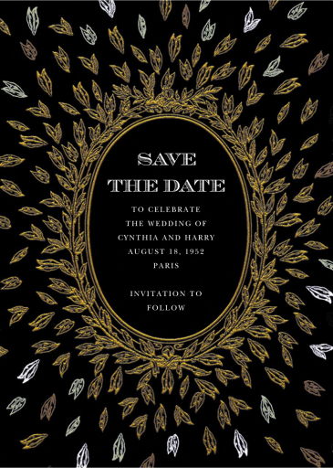 Roi Soleil - Save the Date by Ladurée