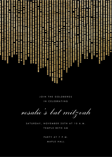 Josephine Baker - Bar & Bat Mitzvah Invitation by Paperless Post