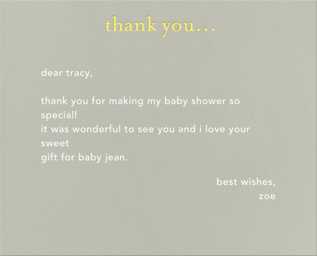 Casual Thanks - Thank You Card by Paperless Post