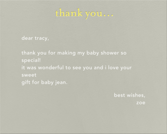 Casual Thanks - Thank You Card by Paperless Post