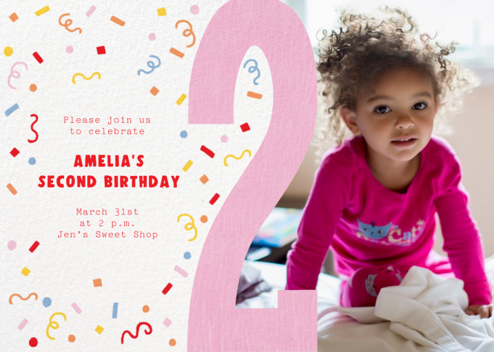 Li’l Confetti - Birthday Invitation by Paperless Post