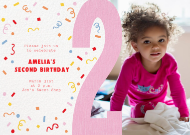 Li’l Confetti - Birthday Invitation by Paperless Post