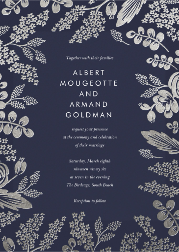 Heather and Lace - Wedding Invitation by Rifle Paper Co.