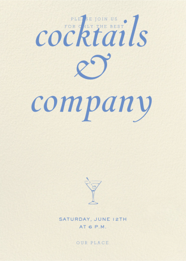 Claro - Cocktail Party Invitation by Paperless Post