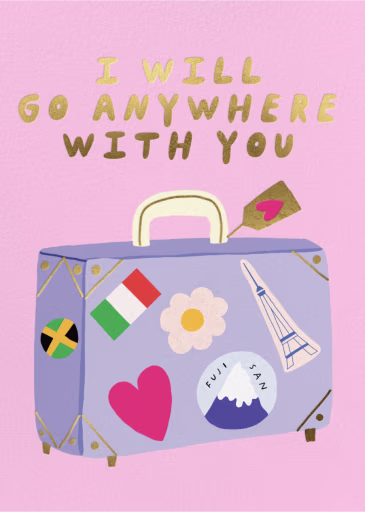 Take Me Away - Valentine's Day Card by Carolyn Suzuki Studio