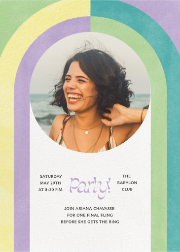 Arch Day - Bachelorette Party Invitation by Paperless Post