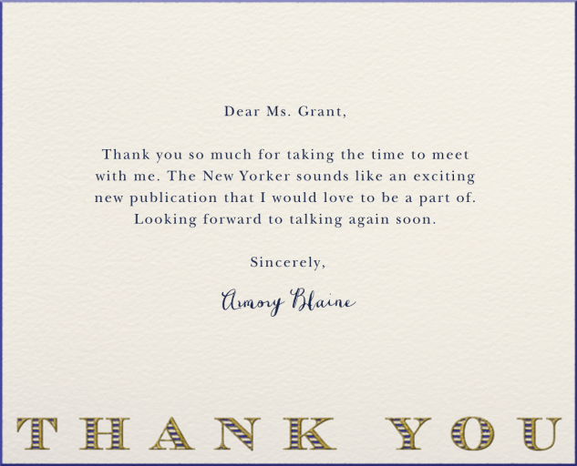 Striped Thank You - Stationery by Paperless Post