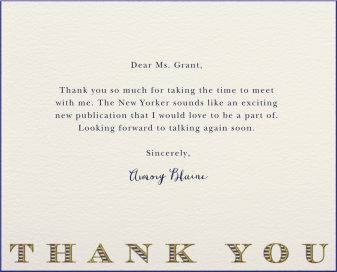 Striped Thank You - Stationery by Paperless Post